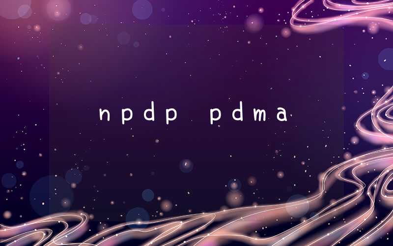 npdp pdma